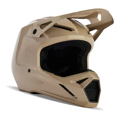 FOX V1 Solid Casque de motocross, brun, taille pour Hommes