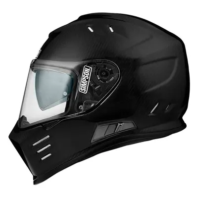 Simpson Venom Carbon Casque, charbon, taille pour Hommes