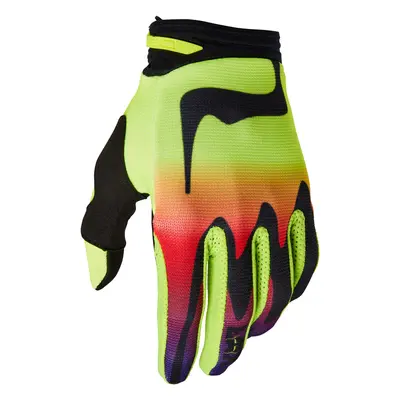 FOX 180 Kozmik Gants de motocross, jaune, taille pour Hommes