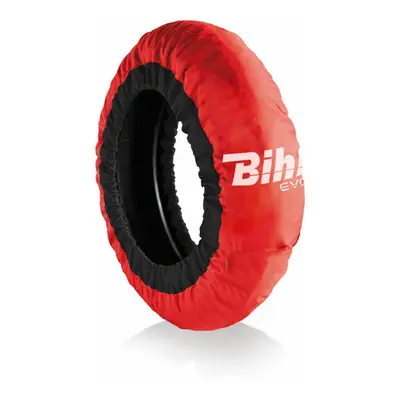 Bihr Couvertures chauffantes Evo2 autorégulée rouge pneus 200mm, taille