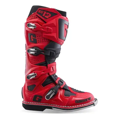 Gaerne SG-12 Bottes de motocross, noir-rouge, taille pour Hommes