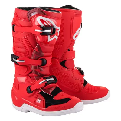 Alpinestars Tech 7S Bottes de motocross pour les jeunes, rouge, taille