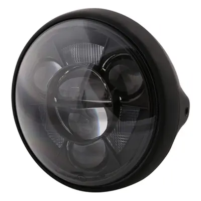 HIGHSIDER BRITISH-STYLE TYPE 11 7 pouces Phare LED de 7 pouces avec TFL, noir