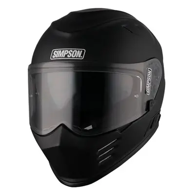 Simpson Venom Solid 06 Casque, noir, taille pour Hommes