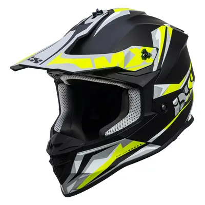 IXS 362 2.0 Casque de motocross, noir-jaune, taille pour Hommes