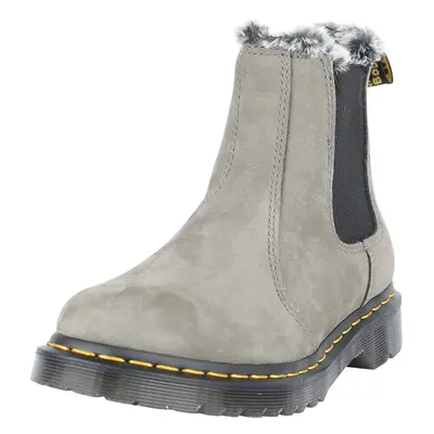 Bottes de Dr. Martens - 2976 Leonore - Nickel Grey Milled Nubuck Wp - EU36 - pour Femme - gris