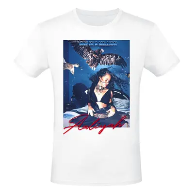 T-Shirt Manches courtes de Aaliyah - One In A Million - S à XXL - pour Homme - blanc