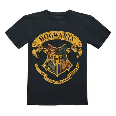 T-shirt de Harry Potter - Enfants - Blason Poudlard - 116 à 164 - pour filles & garçonse - noir