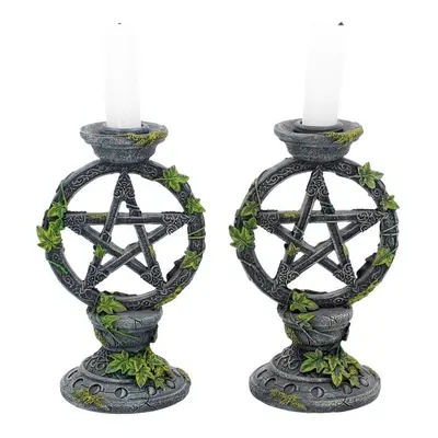 Bougeoire Gothic de Anne Stokes - Bougeoirs Wiccan Pentagram - pour Unisexe