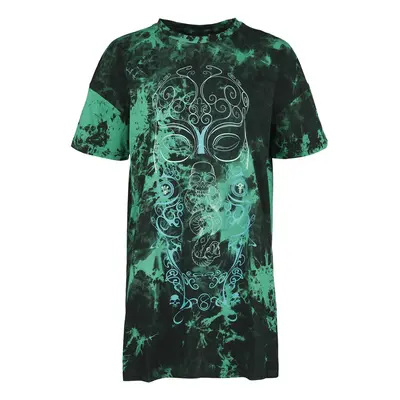 T-Shirt Manches courtes de Harry Potter - Marque Des Ténèbres - S à XL - pour Femme - noir/vert