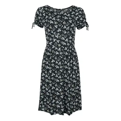 Robe mi-longue Rockabilly de Voodoo Vixen - Ditsy Floral Tie Sleeve Dress - XS à - pour Femme - 