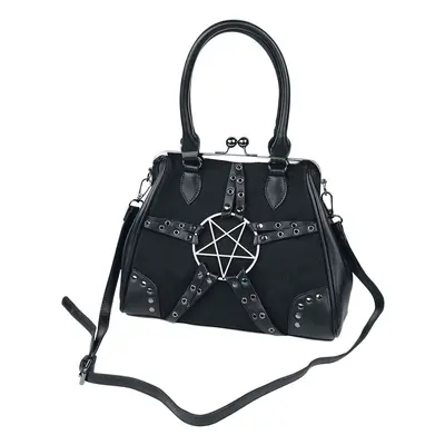 Sac à main Gothic de Banned Alternative - Pentagram - pour Femme - noir