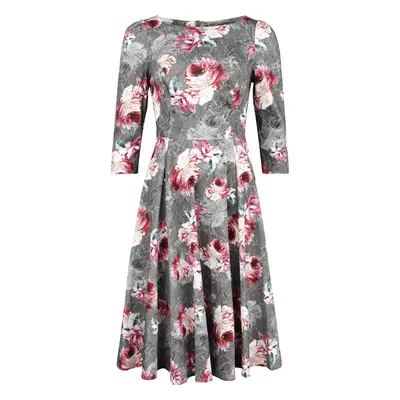 Robe mi-longue Rockabilly de H&R London - XS à L - pour Femme - multicolore