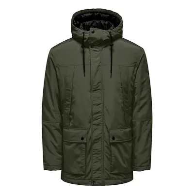 Manteaux de ONLY and SONS - ONSJAYDEN OTW VD - Parka - M à - pour Homme - olive