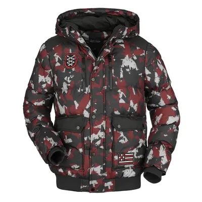 Veste d'hiver de Rock Rebel by EMP - Doudoune Camouflage - S à XL - pour Homme - camouflage