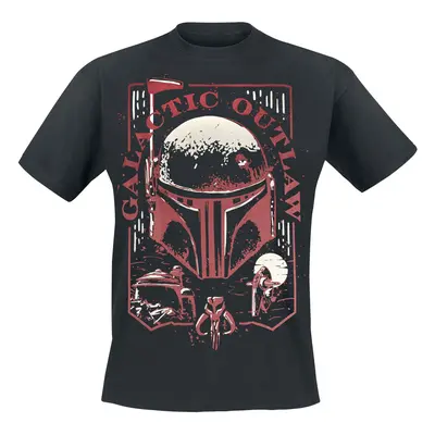 T-Shirt Manches courtes Disney de Star Wars - Le Livre De Boba Fett - Galactic Outlaw - S à 5XL 