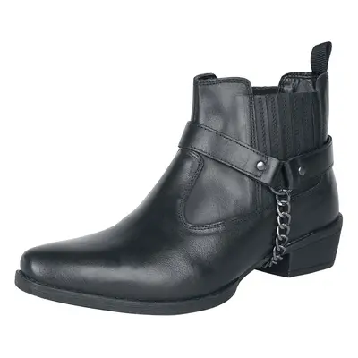 Bottes de motard de Rock Rebel by EMP - Bottines Biker - EU37 à EU39 - pour Femme - noir