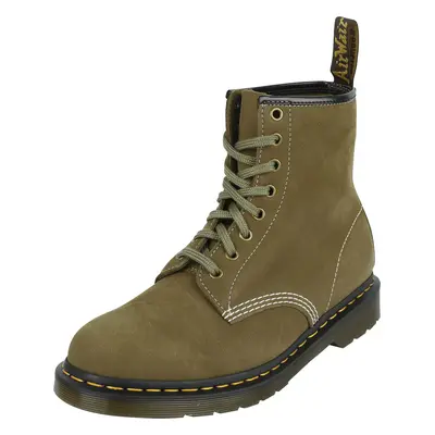 Bottes de Dr. Martens - 1460 - Muted OliveTumbled - EU36 à EU40 - pour Unisexe - olive