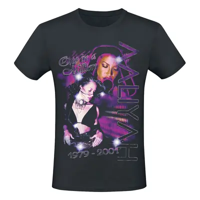 T-Shirt Manches courtes de Aaliyah - One In A Million - M à - pour Homme - noir