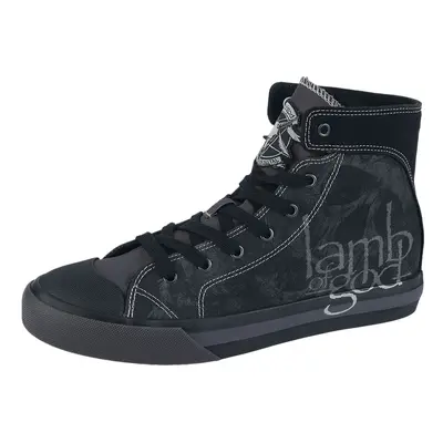 Baskets hautes de Lamb Of God - EMP Signature Collection - EU37 - pour Unisexe - noir