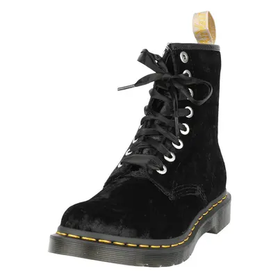 Bottes de Dr. Martens - 1460 Vegan - Black Crushed Velvet - EU36 à EU37 - pour Femme - noir