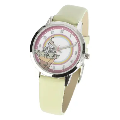 Montres bracelets Disney de Star Wars - The Mandalorian - Grogu - Glace - pour Femme - vert