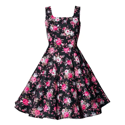 Robe mi-longue Rockabilly de Belsira - Swing-Blumenkleid - M à XL - pour Femme - multicolore