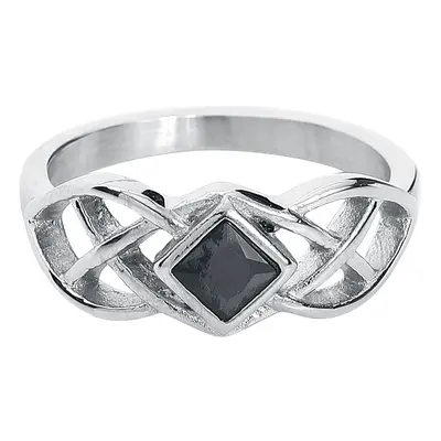 Bague Gothic de etNox - Nœud Celtique - pour Femme - couleur argent