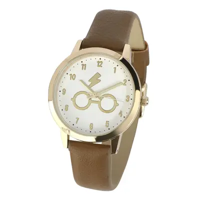 Montres bracelets de Harry Potter - Lunette Et Éclair - pour Femme - marron