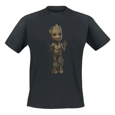 T-Shirt Manches courtes Disney de Les Gardiens De La Galaxie - I Am Groot - Wave Pose - M à XXL 