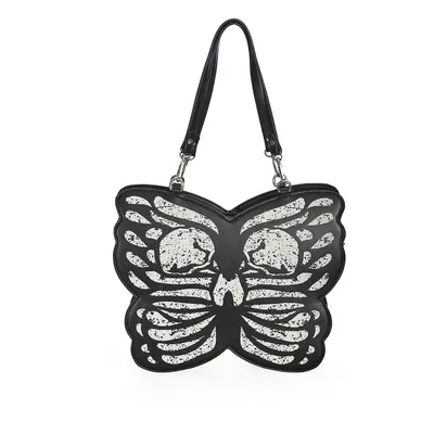 Sac à main Gothic de Banned Alternative - Mariposa Luz (Glow in the Dark) - pour Femme - noir/bl