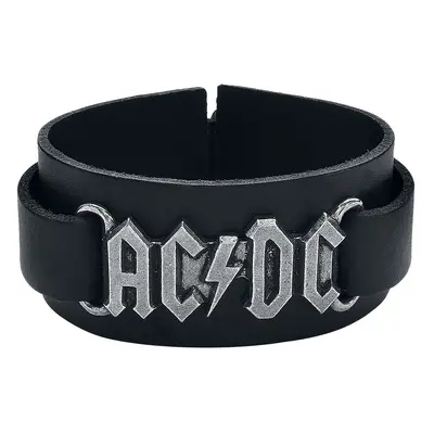 Bracelet en cuir de AC/DC - AC/DC Logo - pour Homme - noir