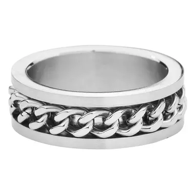 Bague de etNox hard and heavy - Maille D'Acier - pour Unisexe - couleur argent