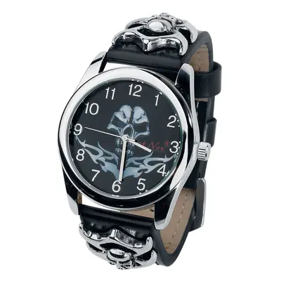 Montres bracelets de etNox Time - Tribal Skull - pour Unisexe - noir