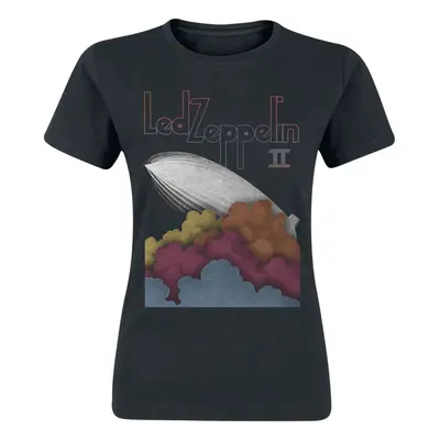 T-Shirt Manches courtes de Led Zeppelin - Roman Sky - S à XXL - pour Femme - noir