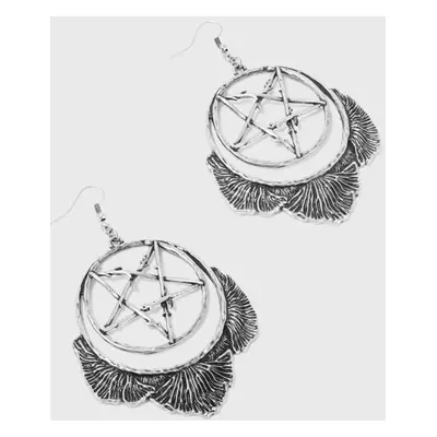 Boucles d'oreilles Gothic de Killstar - Mushroom Ritual - pour Femme - couleur argent