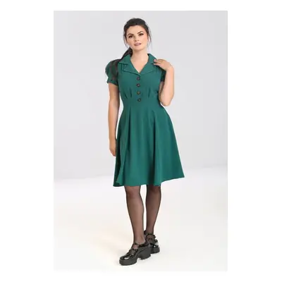 Robe mi-longue de Hell Bunny - Vera Lynn Dress Green - XS à 4XL - pour Femme - vert