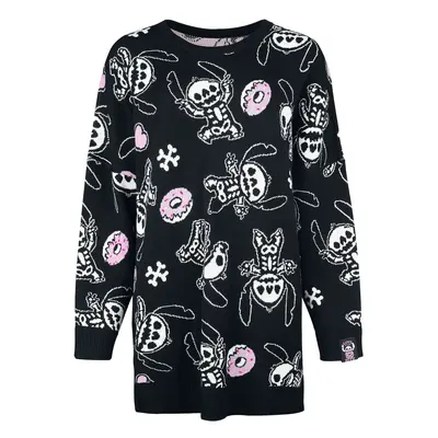 Pull tricoté Disney de Lilo & Stitch - Love At First Bite - M à XXL - pour Femme - multicolore