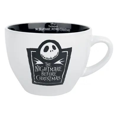 Mug Disney de L'Étrange Noël De Monsieur Jack - Tasse pour Cappucino - pour Unisexe - noir/blanc