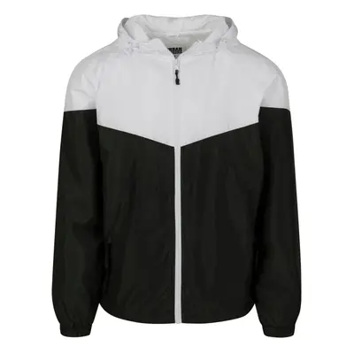 Coupe-vent de Urban Classics - 2-Tone Tech Windrunner - S à - pour Homme - noir/blanc