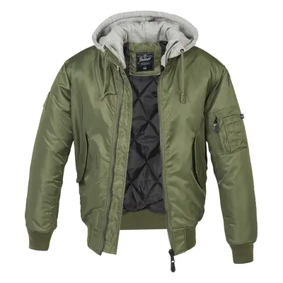 Bomber Rockabilly de Brandit - Veste À Capuche Chaude MA1 à 4XL - pour Homme - olive