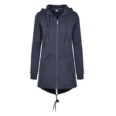 Sweat-shirt zippé à capuche de Urban Classics - Ladies Sweat Parka - S à L - pour Femme - marine