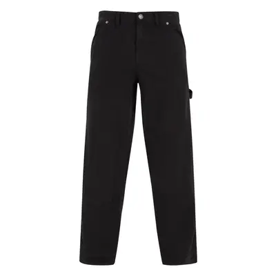 Jean de Urban Classics - Pantalon Double Genoux Sergé à W38L34 - pour Femme - noir