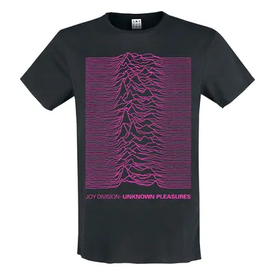 T-Shirt Manches courtes de Joy Division - Amplified Collection - Unknown Pleasures Neon Pink - X