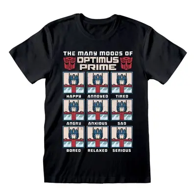 T-Shirt Manches courtes de Transformers - Many Moods Of Optimus Prime - S à XXL - pour Homme - n