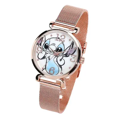 Montres bracelets Disney de Lilo & Stitch - Stitch - pour Femme - couleur or