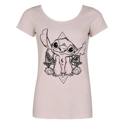 T-Shirt Manches courtes Disney de Lilo & Stitch - Stitch - Deuxième Choix - S à XXL - pour Femme