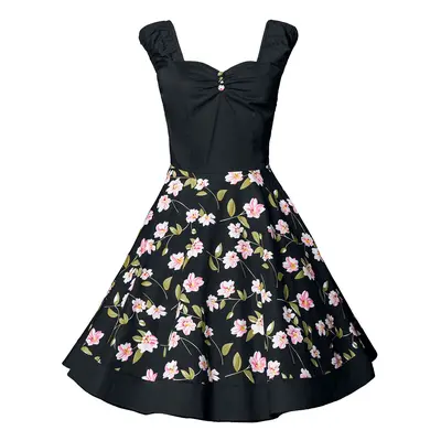 Robe mi-longue Rockabilly de Belsira - Vintage Kleid à XXL - pour Femme - noir