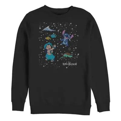 Sweat-shirt Disney de Lilo & Stitch - Constelation - S à 3XL - pour Femme - noir