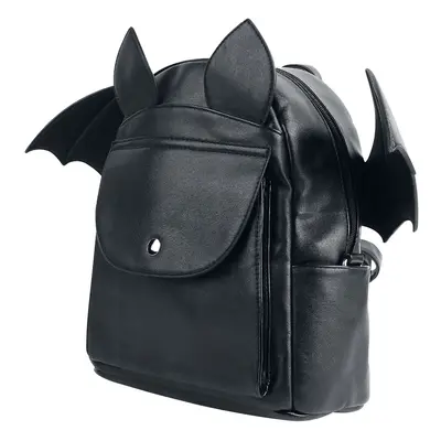 Mini Sac À Dos Gothic de Banned Alternative - Chauve-Souris - pour Femme - noir